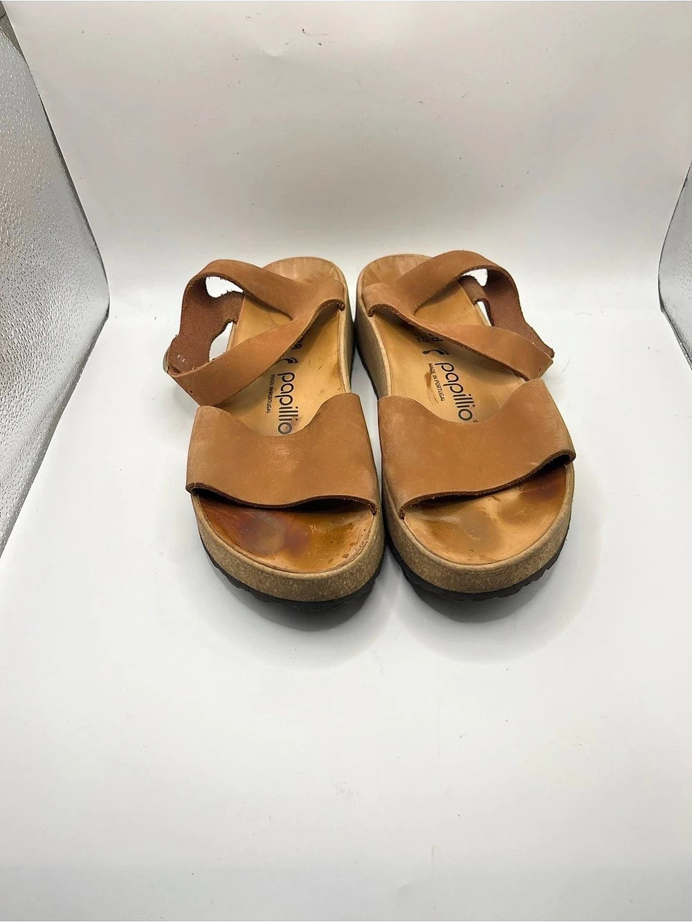 Birkenstocks Papillio Soley Wedge Sandal Brown EU 38